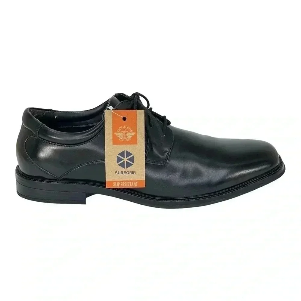 Dockers Irving Black Patent Leather Mens Oxfords Size 12M